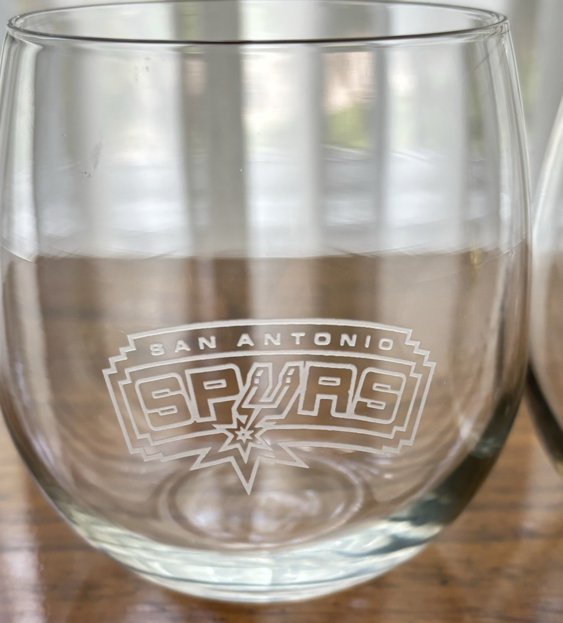 SAN ANTONIO SPURS STEMLESS WINE GLASSES!!!