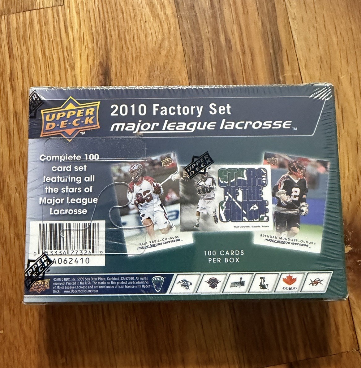 2010 Upper Deck Major League Lacrosse MLL Factory Set Sealed Paul Rabil Rookie