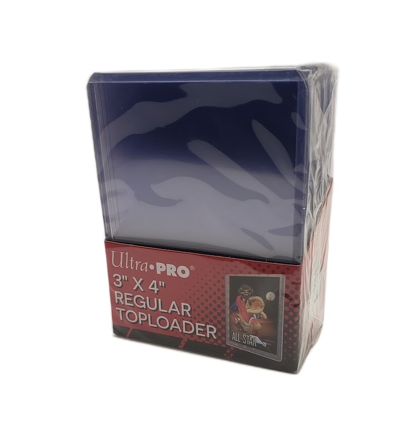 (100) Ultra-Pro Regular Trading Card Toploader Holders Sports, Gaming Cards