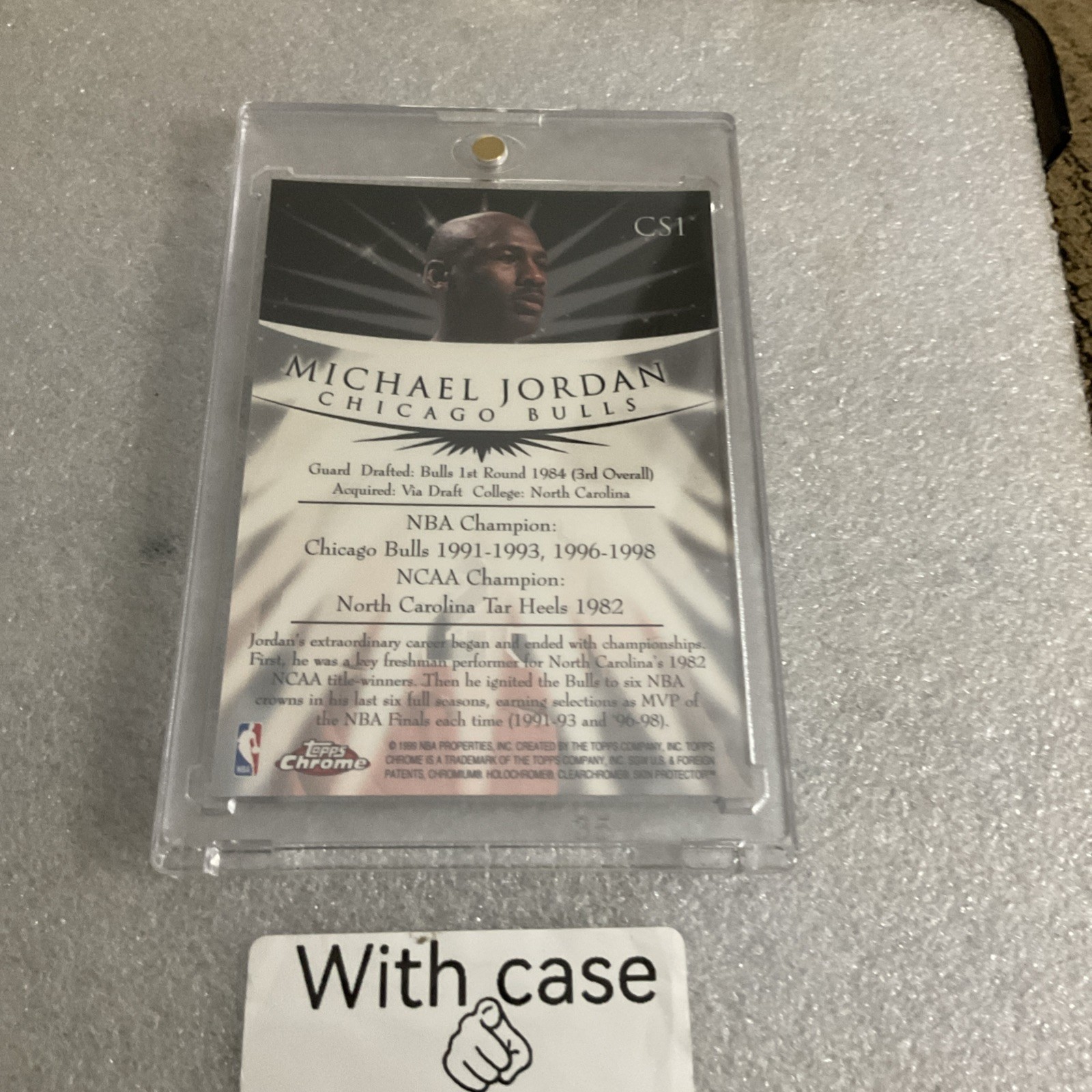 👀📈🐐1998-99 Topps Chrome – Champion Spirit Michael Jordan #CS1