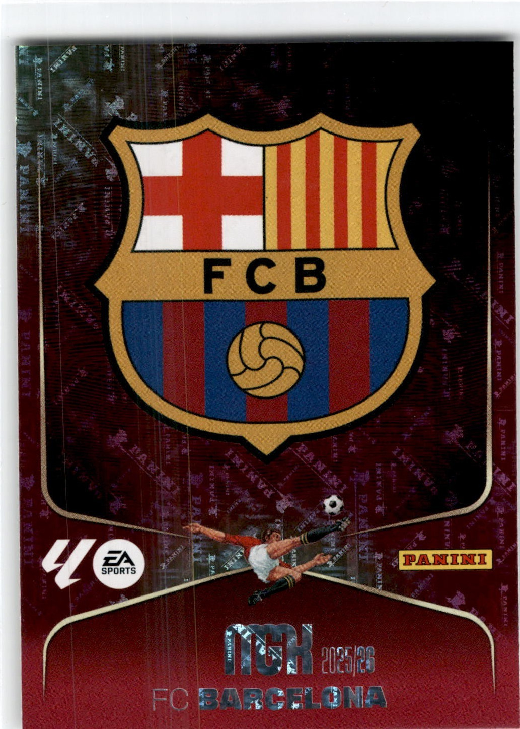 2025-26 Panini Megacracks MGK La Liga Logo Foil FC Barcelona