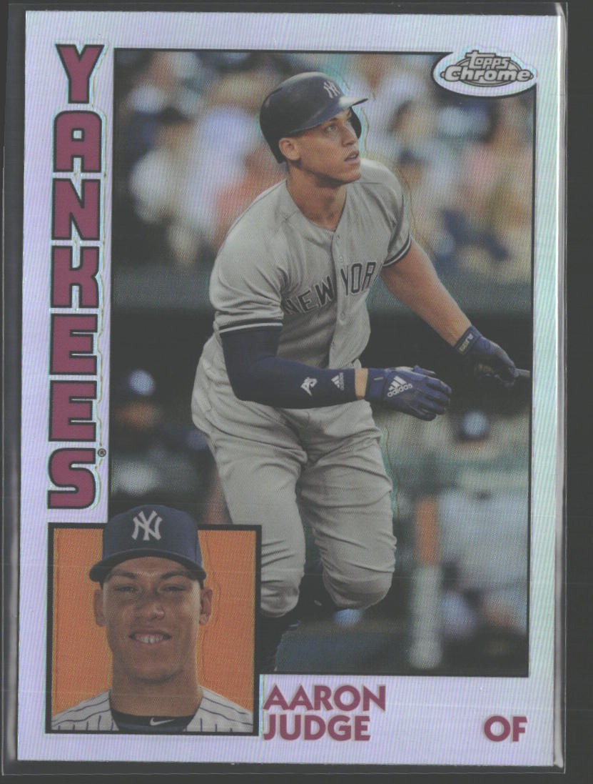 2019 Topps Chrome #84TC-1 Aaron Judge 1984 Topps Baseball 35th Anniversary