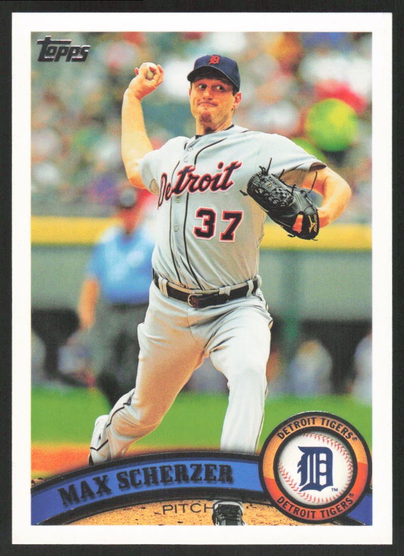 2011 Topps Max Scherzer #33 Detroit Tigers