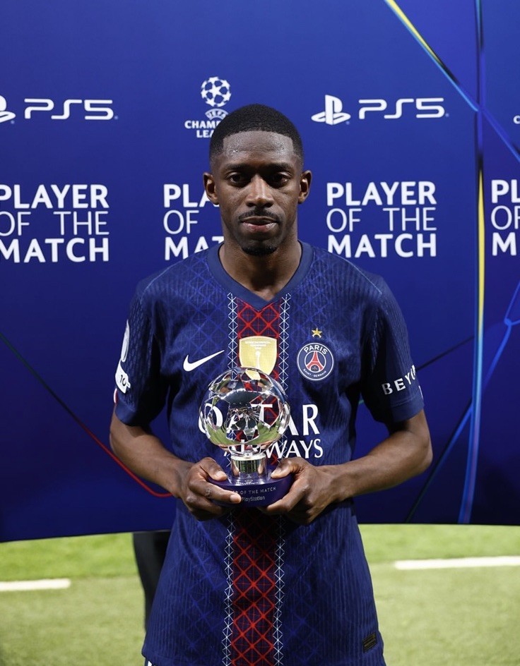2025 FIFA INTERCONTINENTAL CHAMPIONS PSG Paris Jersey Player Size Patch