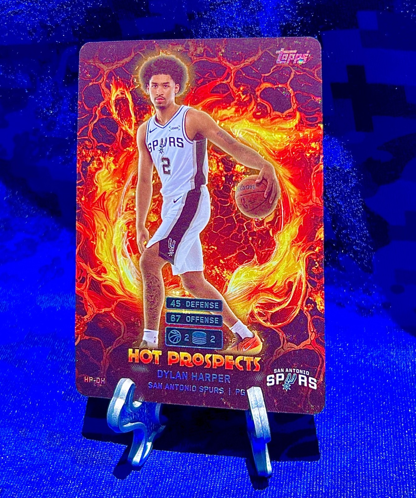 DYLAN HARPER 2025 Topps Hot Prospects HOLO FOIL #HP DH rookie SPURS