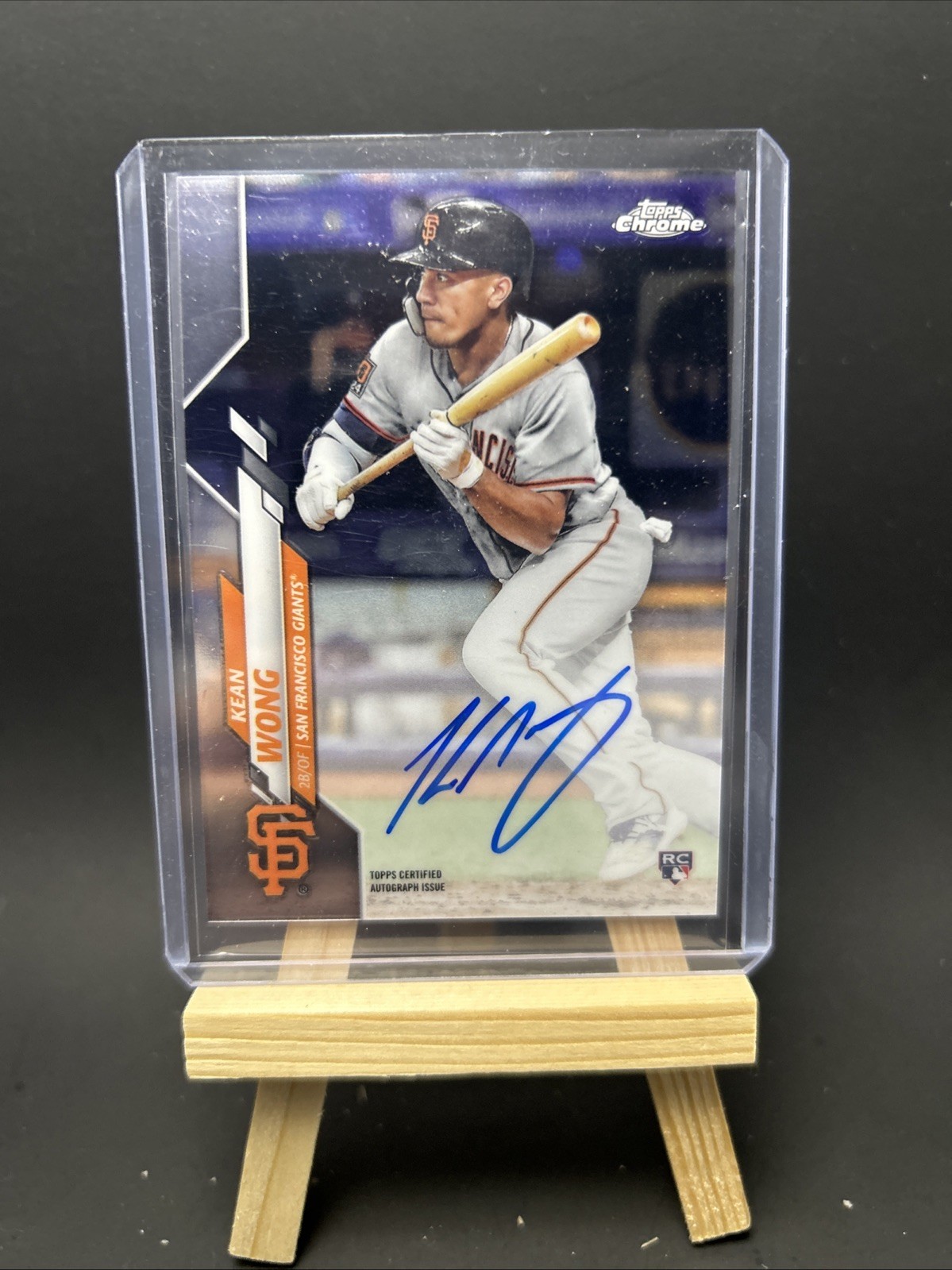 KEON WONG 2020 Topps Chrome Rookie Auto Autograph San Francisco Giants RC RA-KW