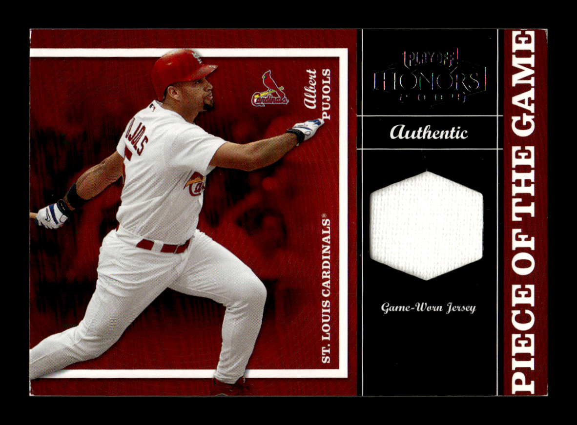 2004 Playoff Honors Albert Pujols #PG-1 Piece of the Game Relic /250