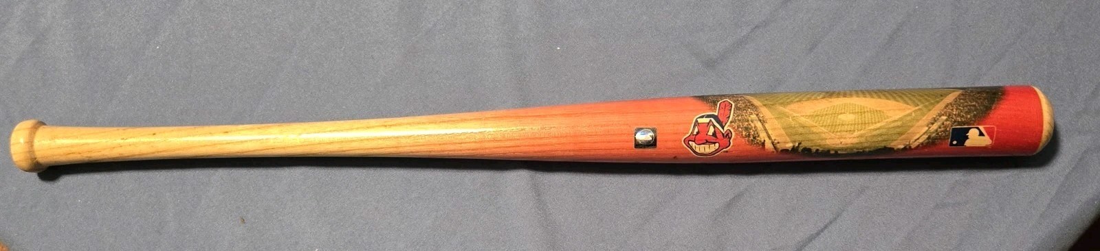 Very Rare Cleveland Indians Mini Baseball Bat Coopersburg Sports 2002 18″ HTF