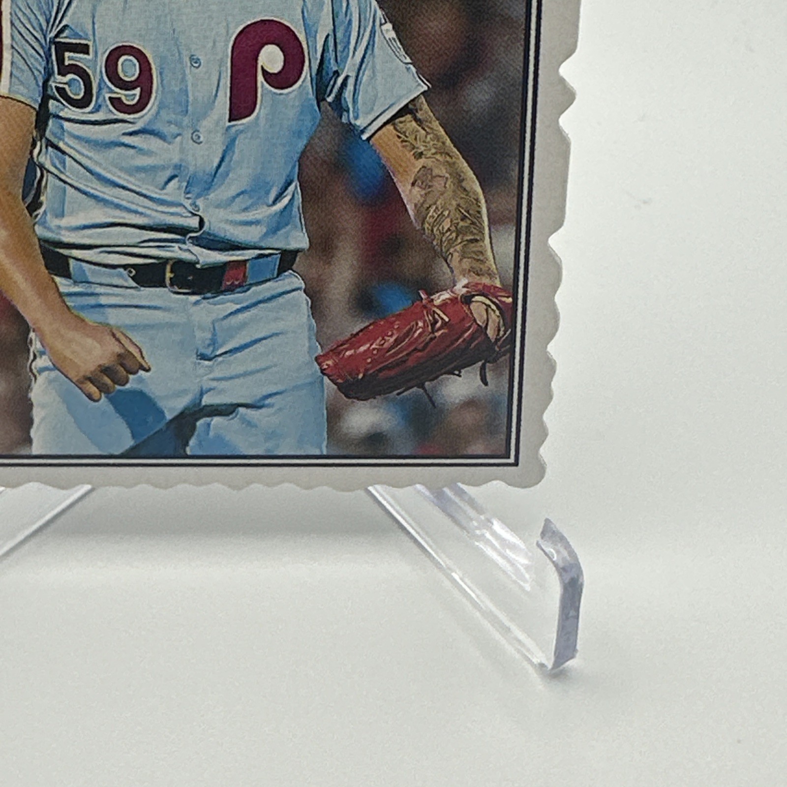 Jhoan Duran 2026 Topps Heritage Deckle Edge SP Philadelphia Phillies #14