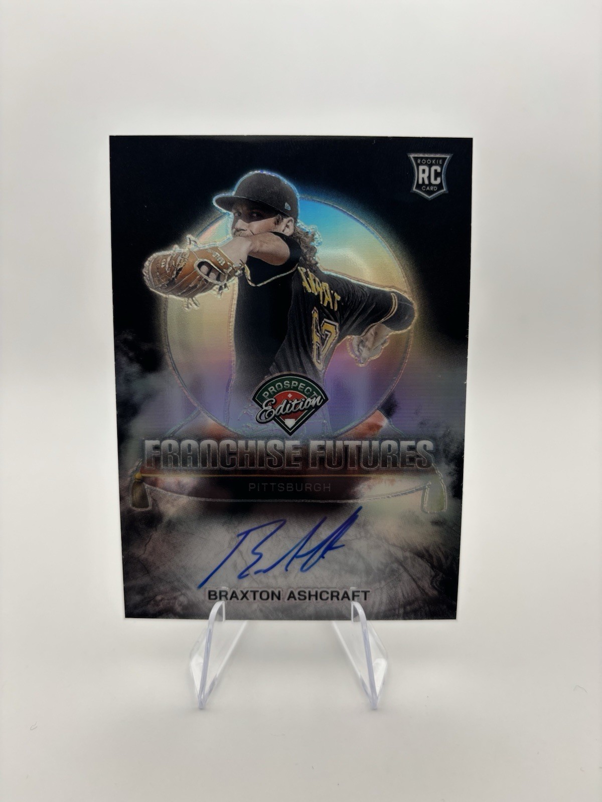 2025 Panini Prospect Edition Franchise Futures Braxton Ashcraft #FFS-BA (RC,AU)