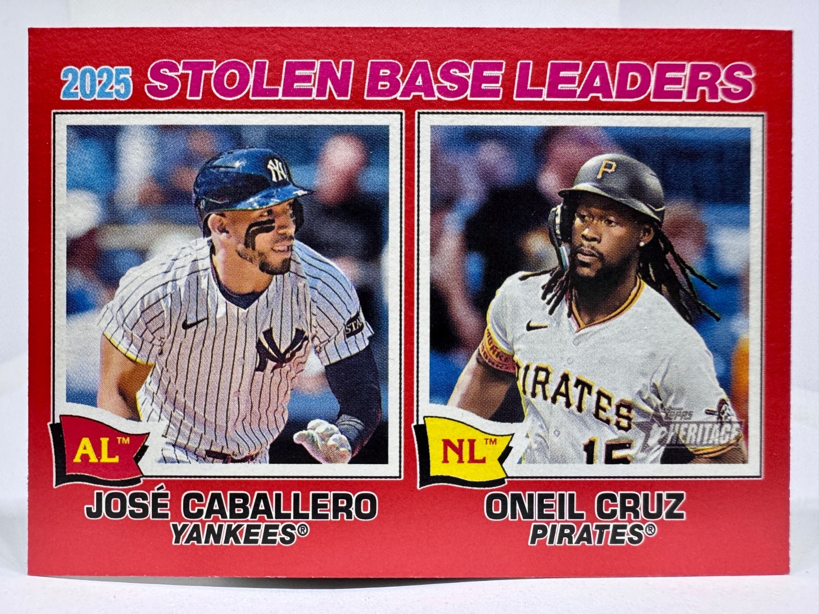 2026 Topps Heritage Red Border #1-400 Pick A Card Complete A Set Color Match