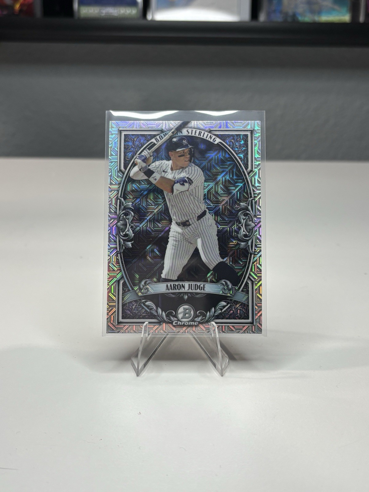 Aaron Judge 2026 Bowman Chrome #BST-4 Mojo Refractor Sterling New York Yankees