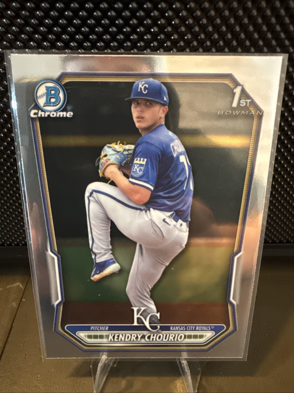 2026 Bowman 1st Chrome Prospect #BCP-7 Kendry Chourio RC KC Royals
