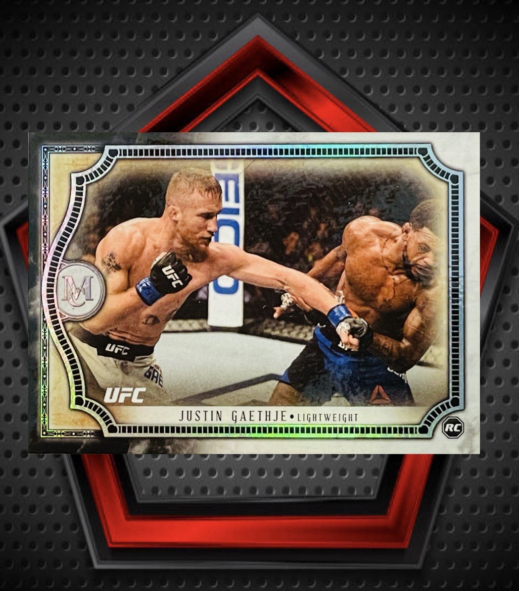 Justin Gaethje RC 2018 Topps UFC Museum Collection Rookie Card #23 USA MMA