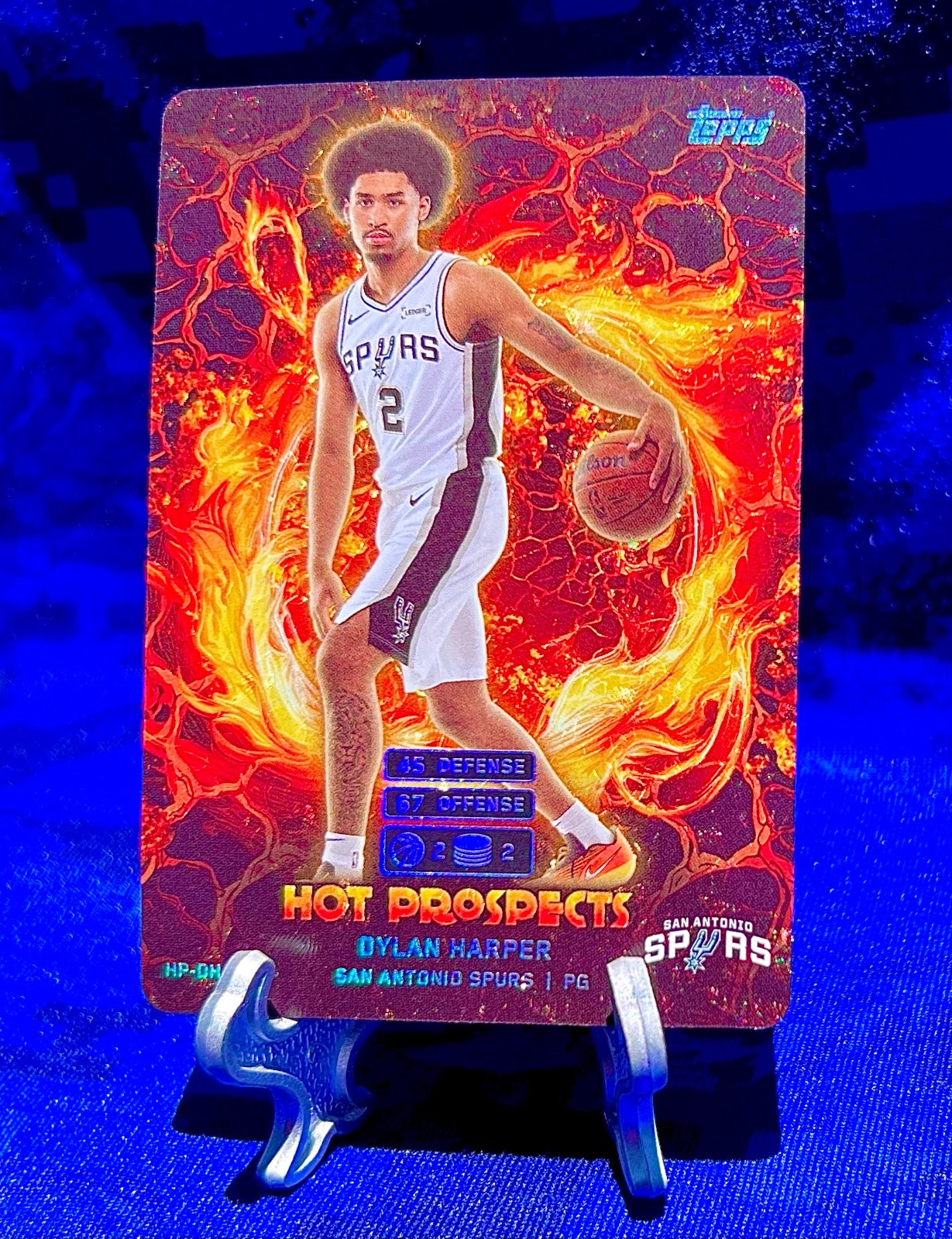 DYLAN HARPER 2025 Topps Hot Prospects HOLO FOIL #HP DH rookie SPURS