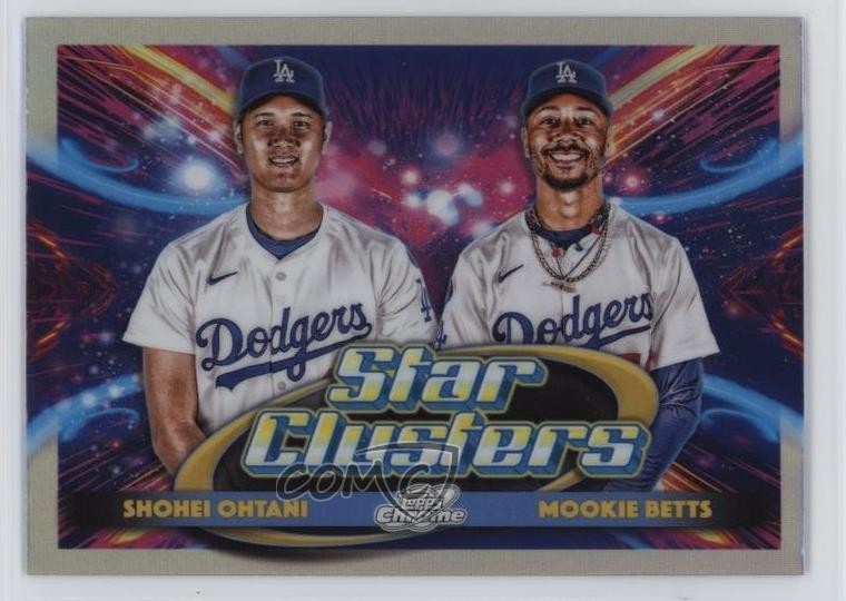 2025 Topps Cosmic Chrome Star Clusters Shohei Ohtani Mookie Betts #DSC-4 1t2r