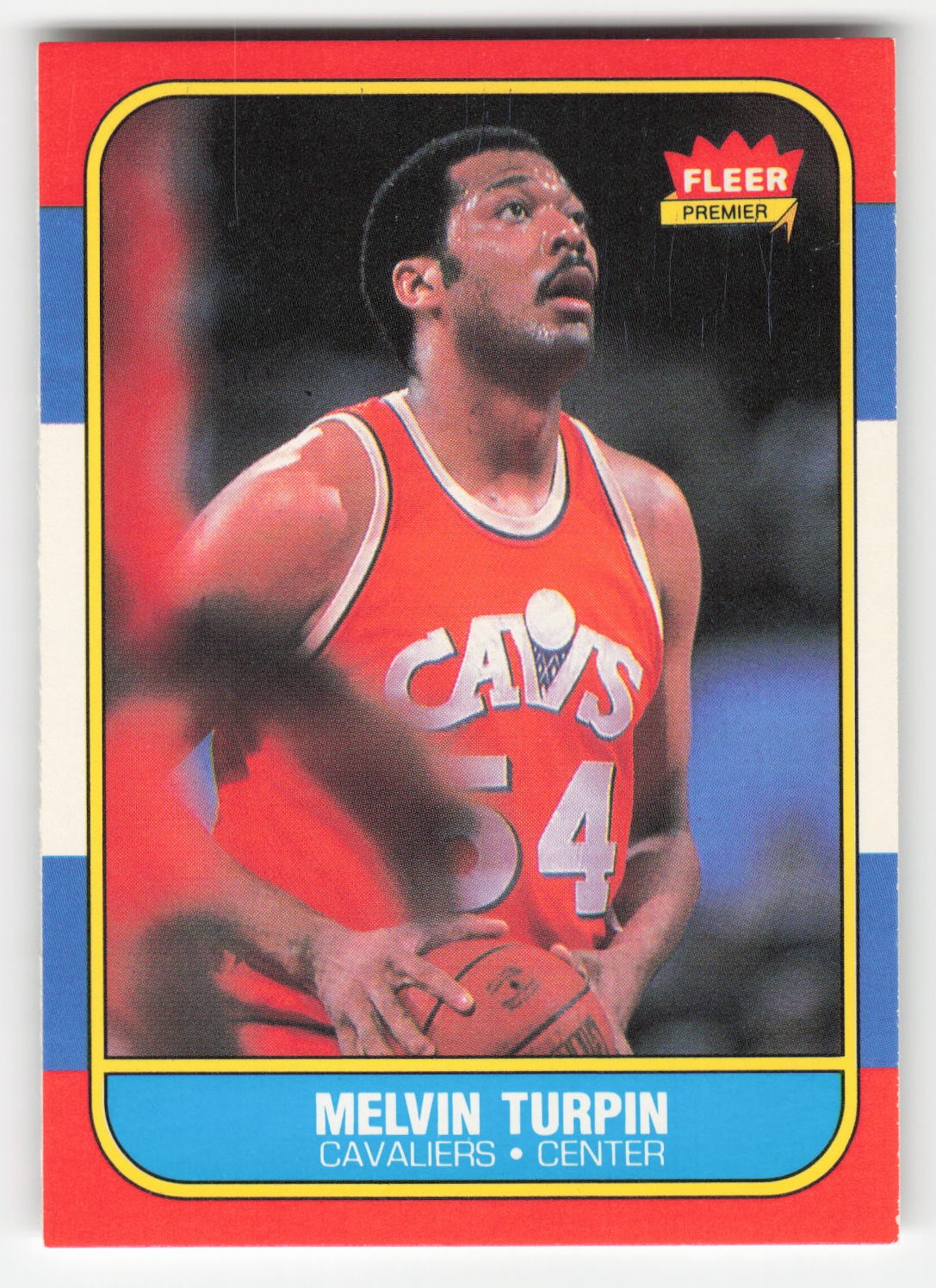 Mel Turpin 1986-87 Fleer #116 Cleveland Cavaliers VG