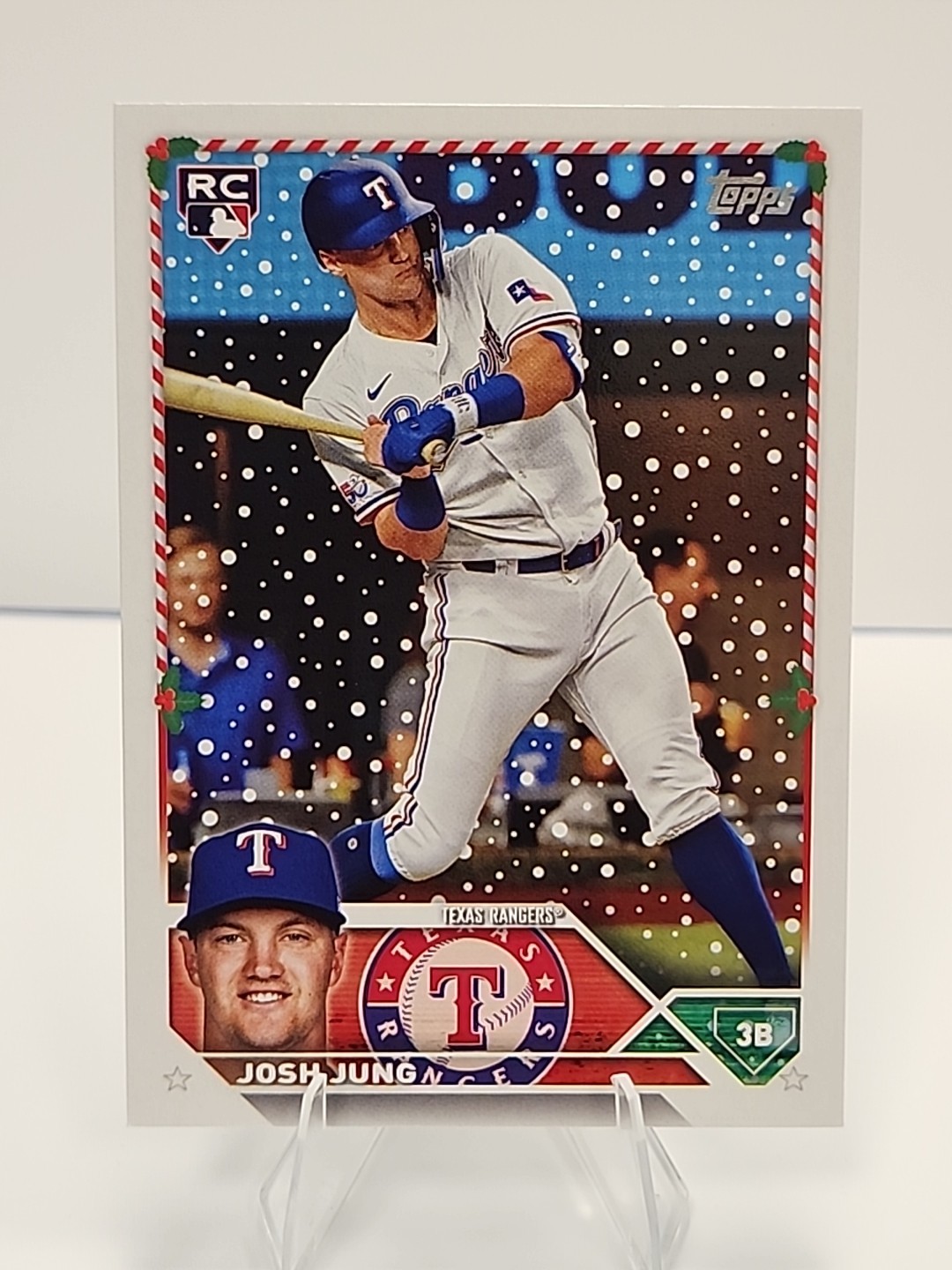 2023 Topps Holiday Josh Jung Texas Rangers #H120