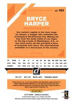 2019 Donruss #183 Bryce Harper 42 Tribute #/42