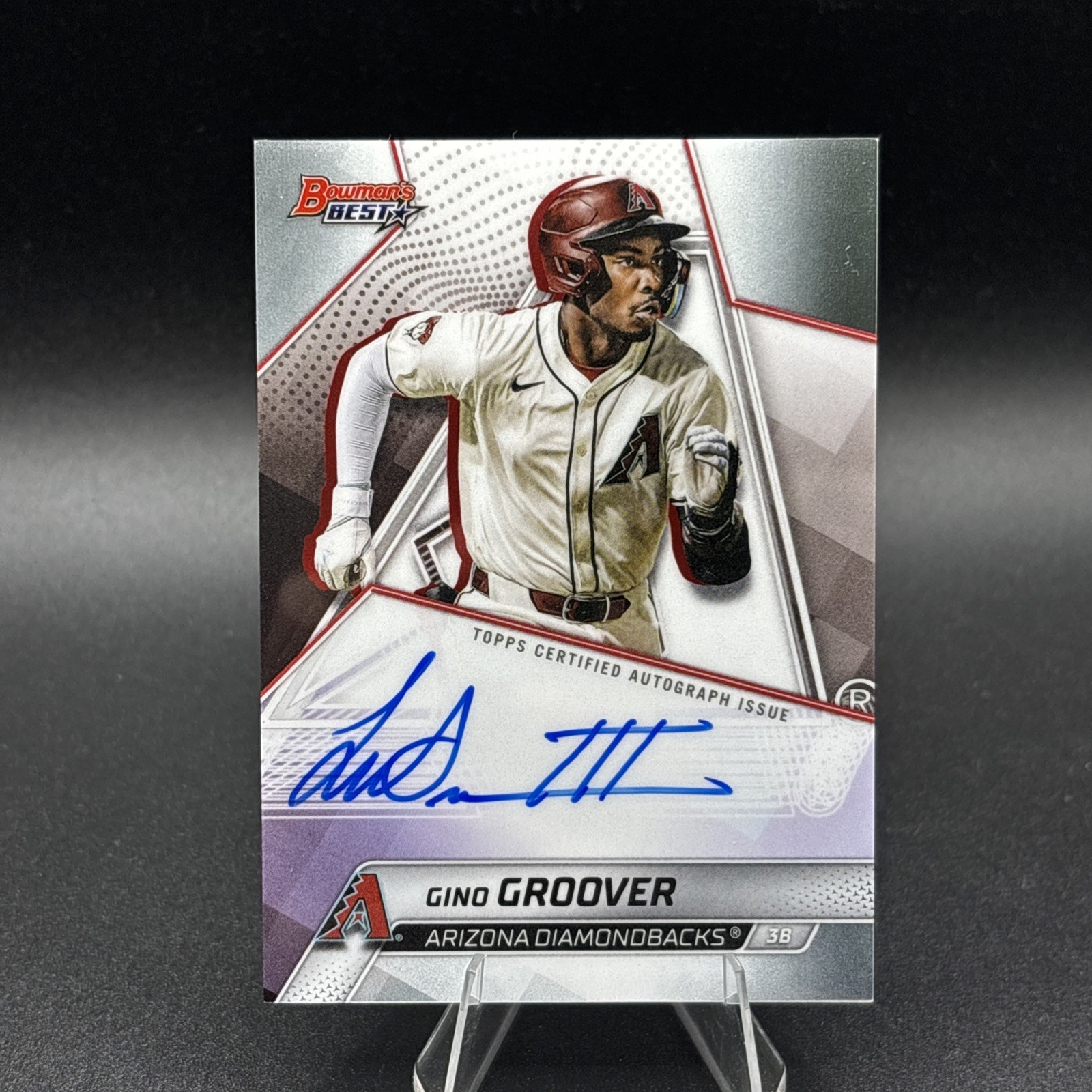 2025 Bowman’s Best of LuJames Gino Groover AUTOGRAPH AUTO Diamondbacks