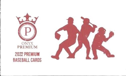2022 Onyx Premium Baseball Collection Hobby Box