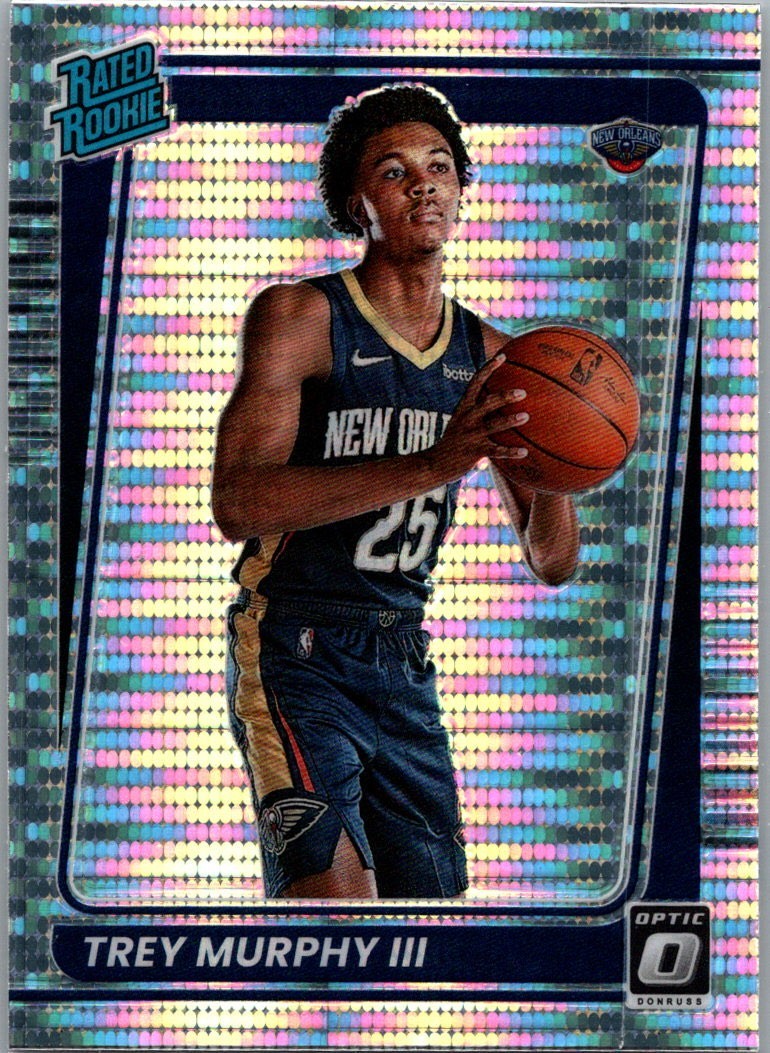 2021-22 Donruss Optic Target Exclusive SP Silver Pulsar Prizm Trey Murphy III RC