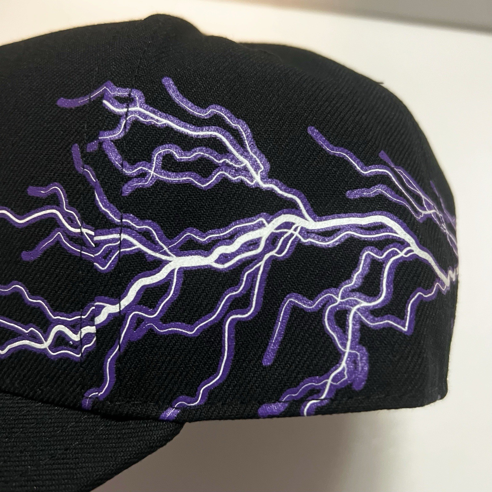 Mitchell & Ness Arizona Diamondbacks MLB Lightning Pro Pinch Snapback Hat Black