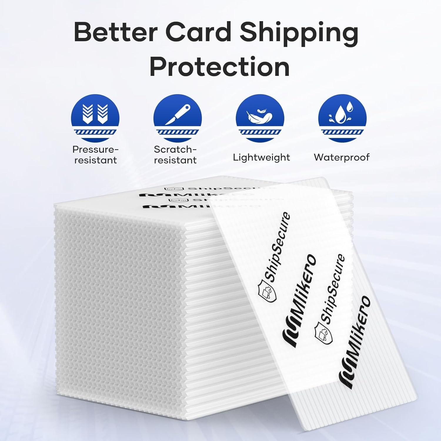 Card Protectors Trading Cards Shipping Supplies, 120-Pack 4” X 6” Graded Card