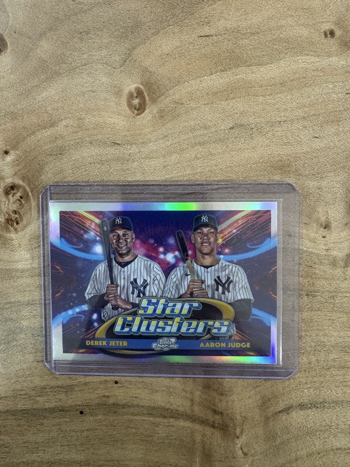 Derek Jeter Aaron Judge 2025 Topps Chrome Cosmic Star Clusters #DSC-1 Yankees