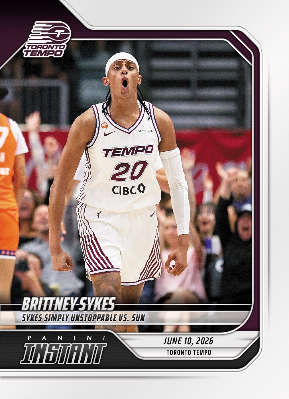 2026 Panini Instant WNBA #142 Brittney Sykes Toronto Tempo PRESALE