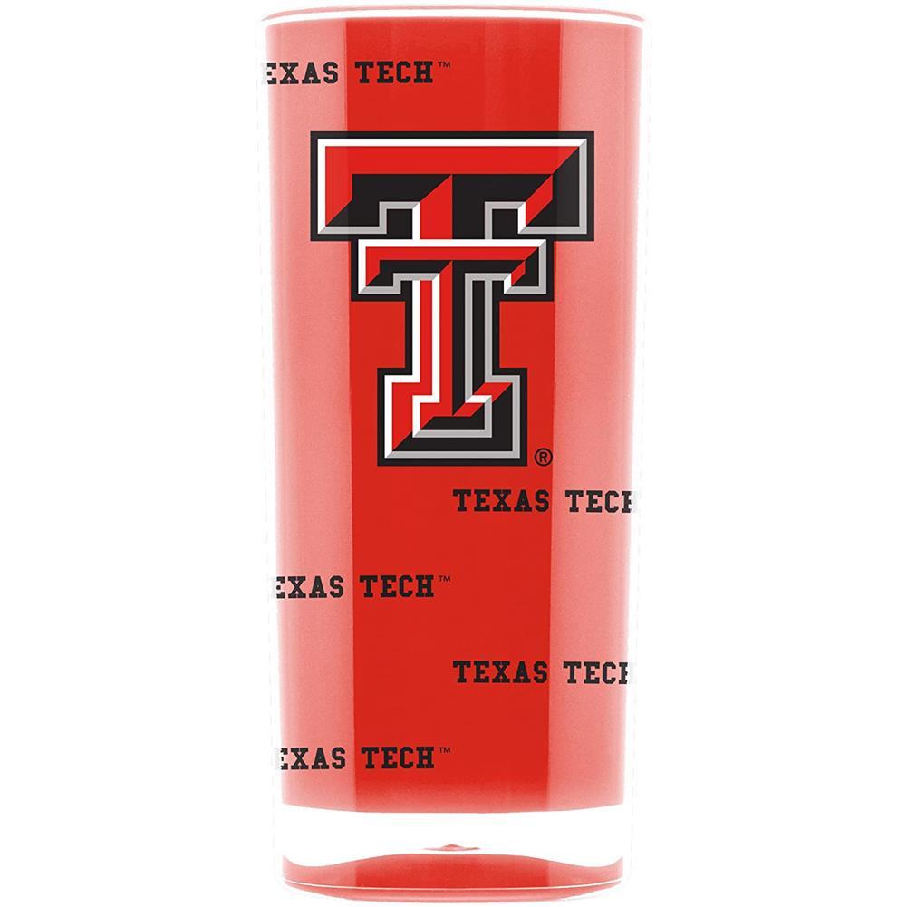 Texas Tech Red Raiders Acrylic Square Tumbler Glass – 16 oz