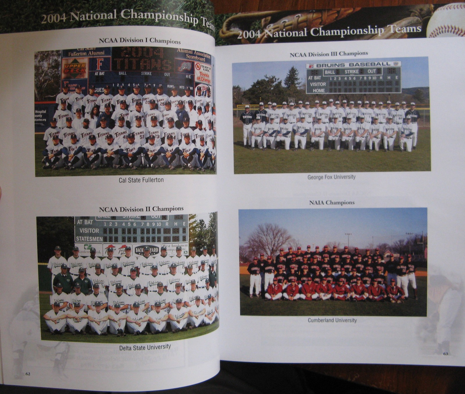 2005 “American Baseball Coaches Association Directory and Buyer’s Guide”