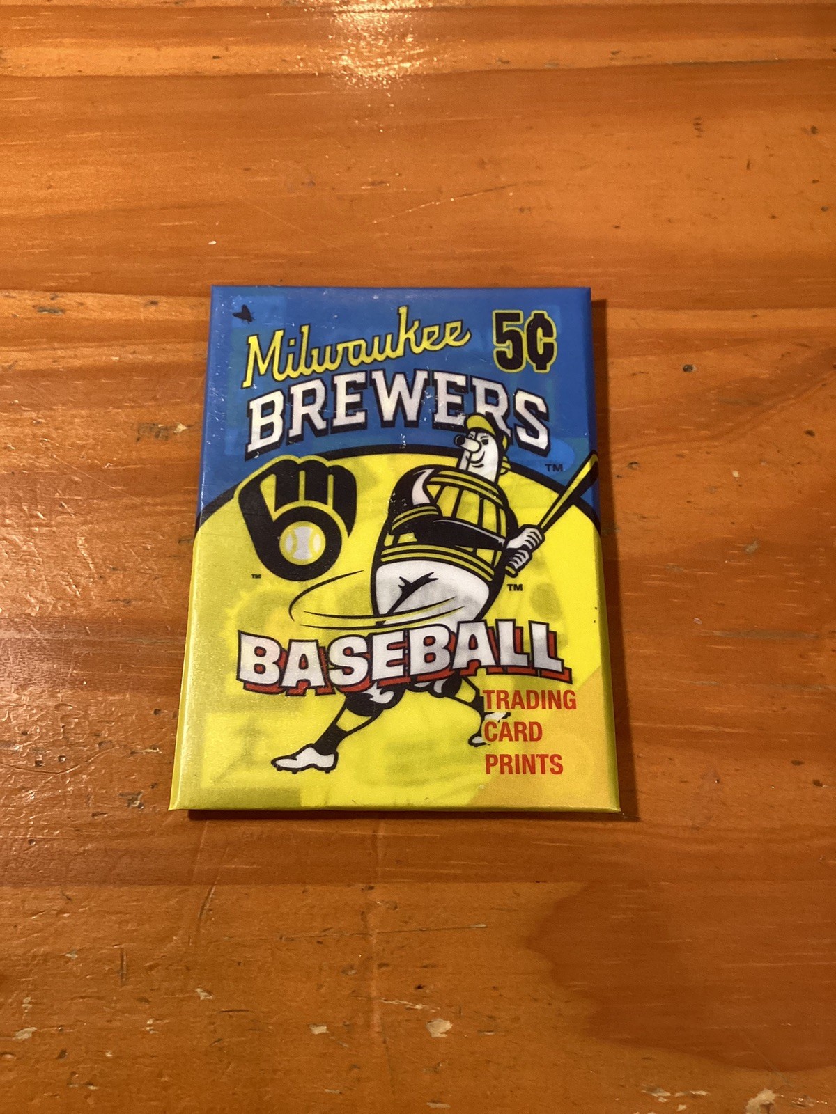 2025 Milwaukee Brewers Police Unopened Wax Pack 1st Edition Pop Fly Comic Cards