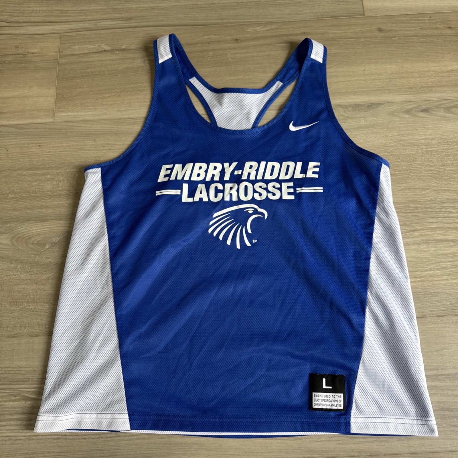 Embry Riddle Eagles Lacrosse Jersey Nike Women’s Large Reversible Tank Top