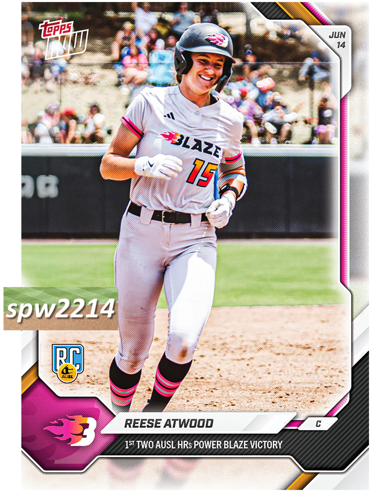 Reese Atwood 2026 Topps Now AUSL Softball #9 – Presale