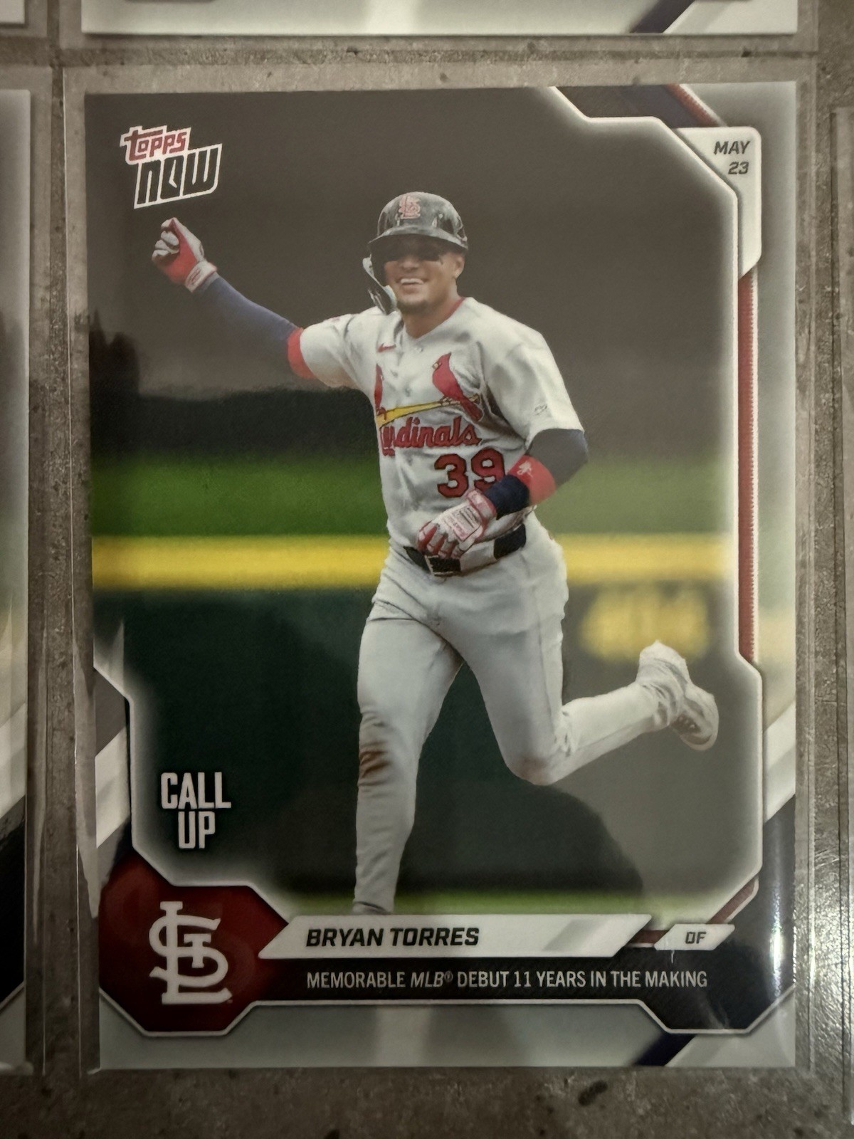 Bryan Torres Call-Up Debut 11 Years – 2026 MLB Topps NOW – Card 234