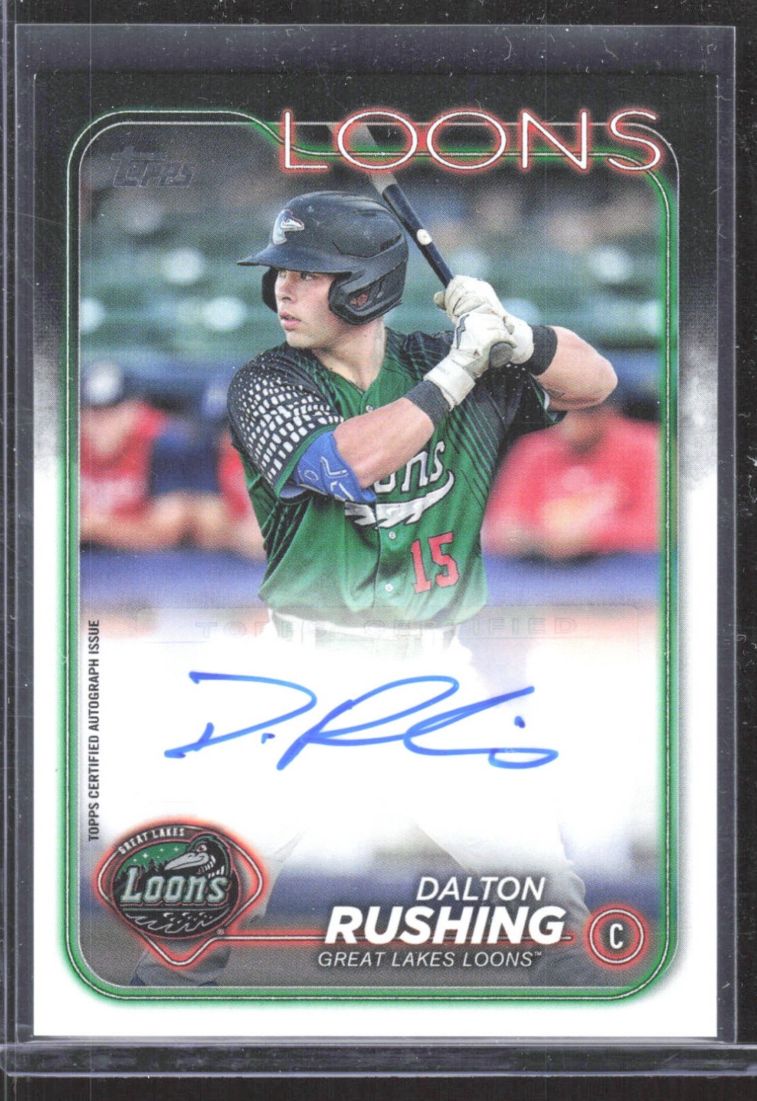 2024 Topps Pro Debut – Dalton Rushing #PD-176 Autographs