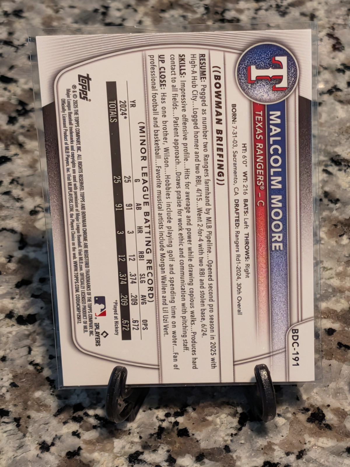 2025 Malcolm Moore Bowman 3ct. Refractors #1/10 #1/100 #1/150 Master Alphas Lot