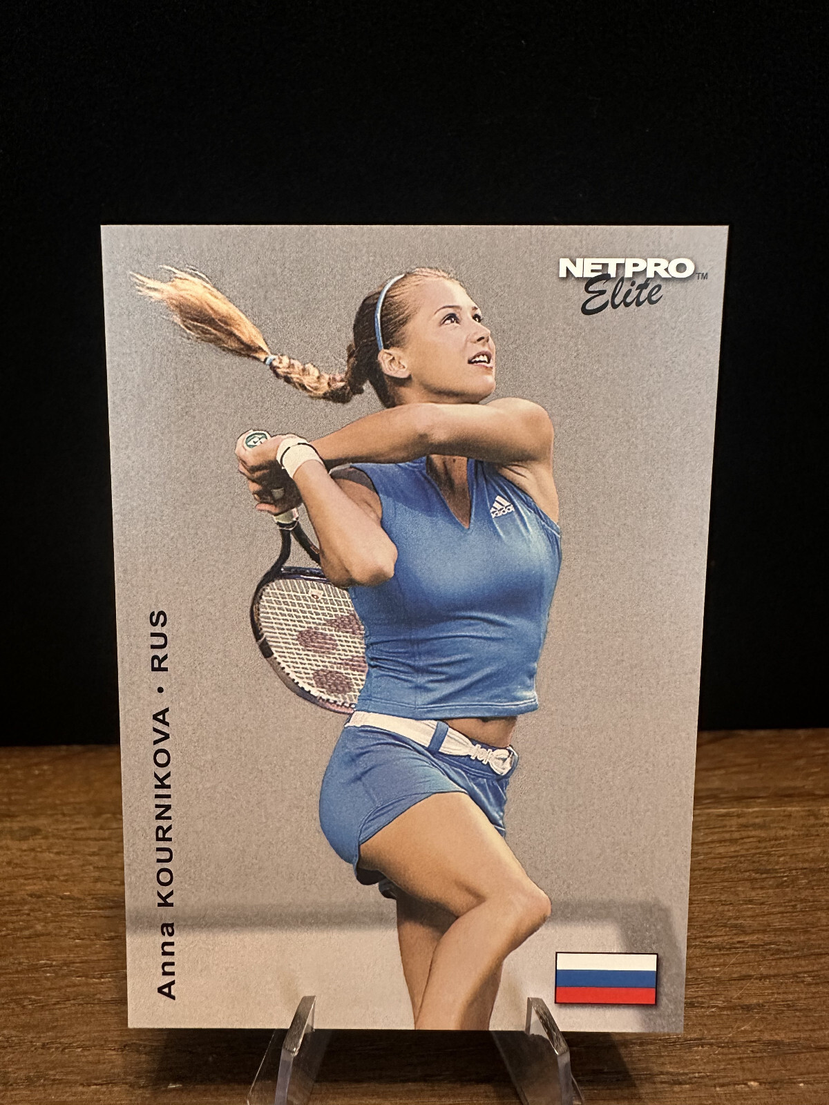 2003 NETPRO ELITE EVENT STARTER ANNA KOURNIKOVA #S3 ROOKIE RC BLUE DRESS *RARE*