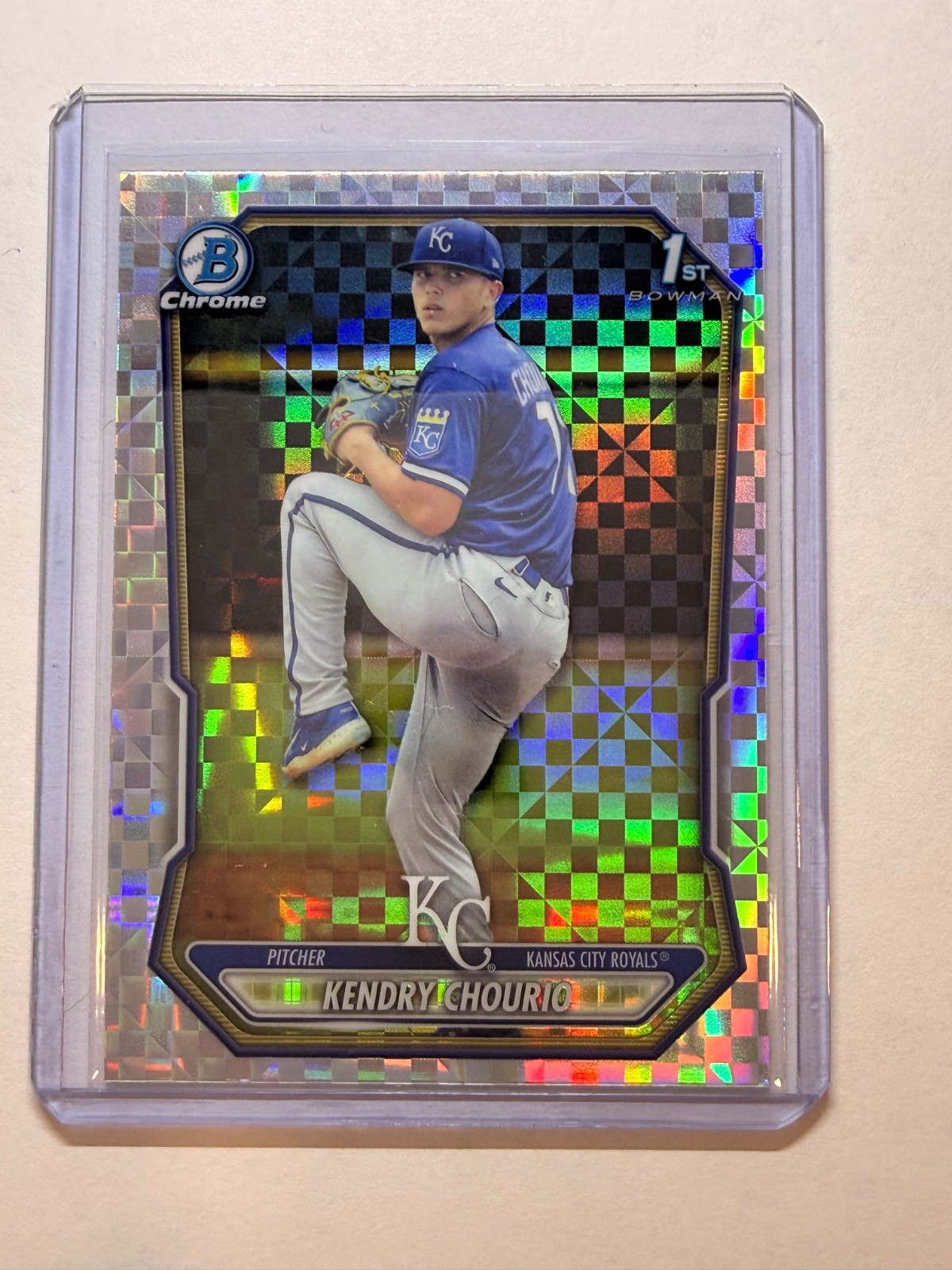 2026 Bowman #BCP-7 Kendry Chourio Chrome Prospects X-Fractor