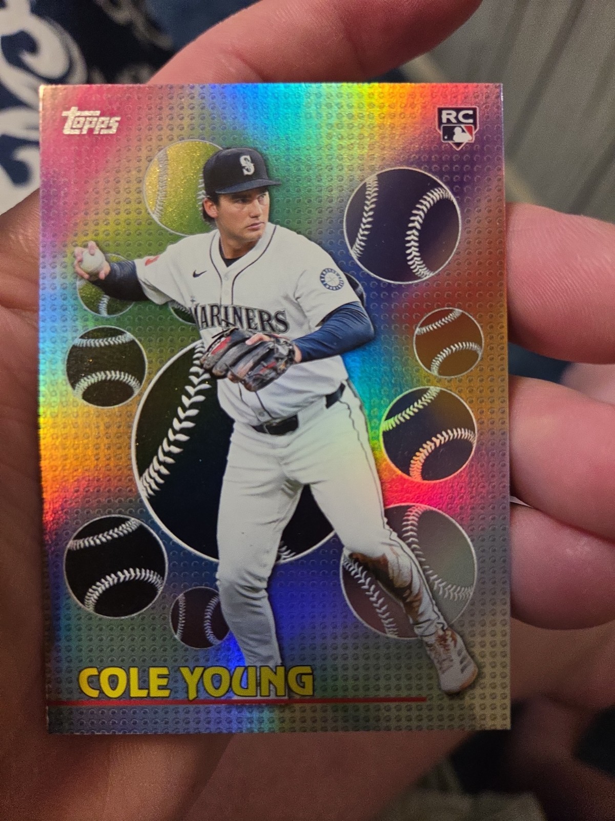 2026 Topps Series 2 Cole Young RC Titans of the Game TOG-39 Mariners