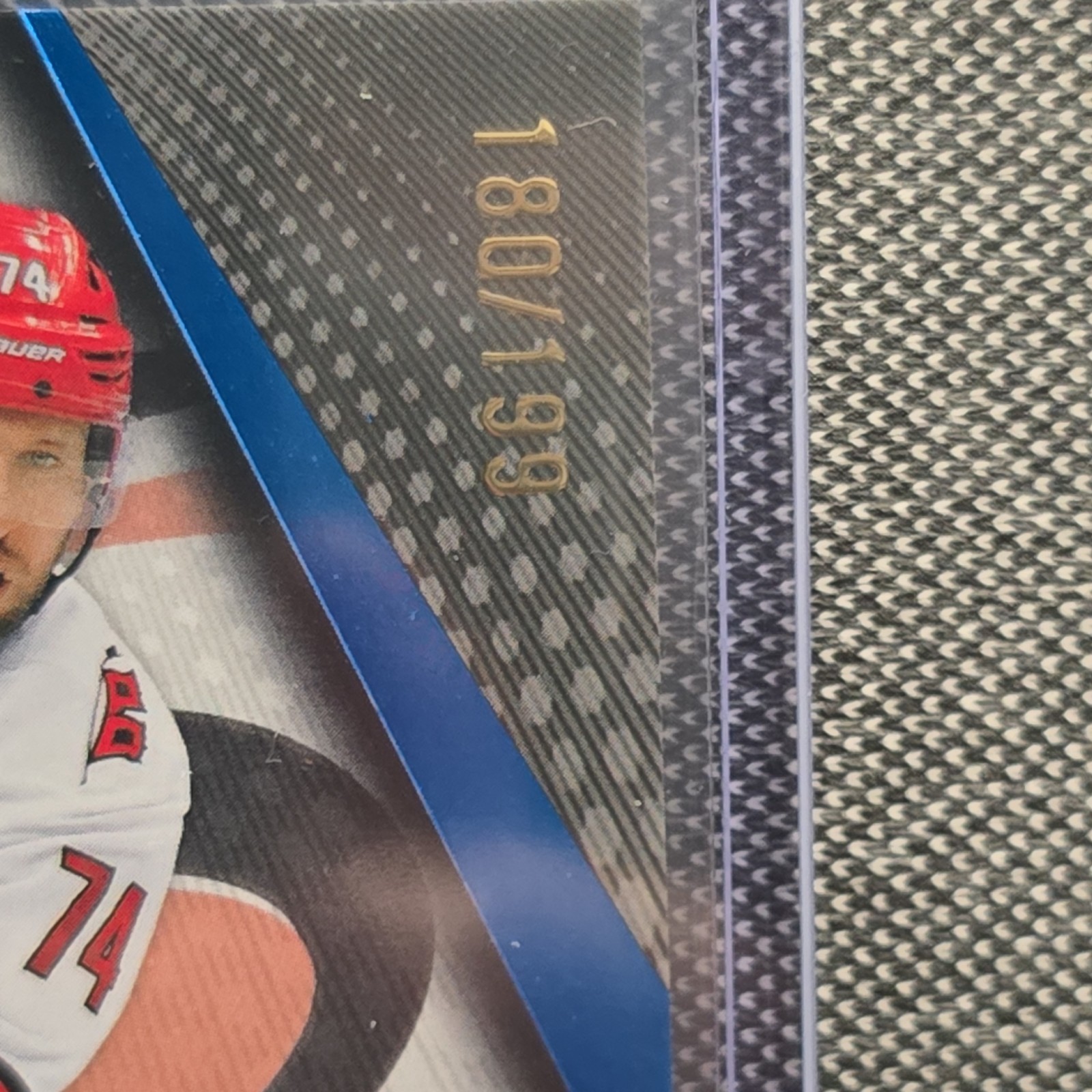 Upper Deck Credentials Hockey 2025-26 Jaccob Slavin Blue #57 180/199 Hurricanes