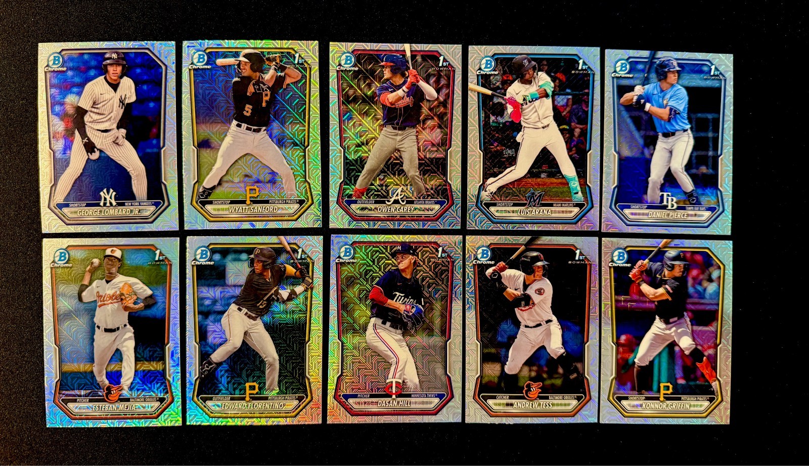 2026 Bowman Chrome Mojo Prospects – Complete 50 card set BCP-1 – BCP-150 🔥🔥