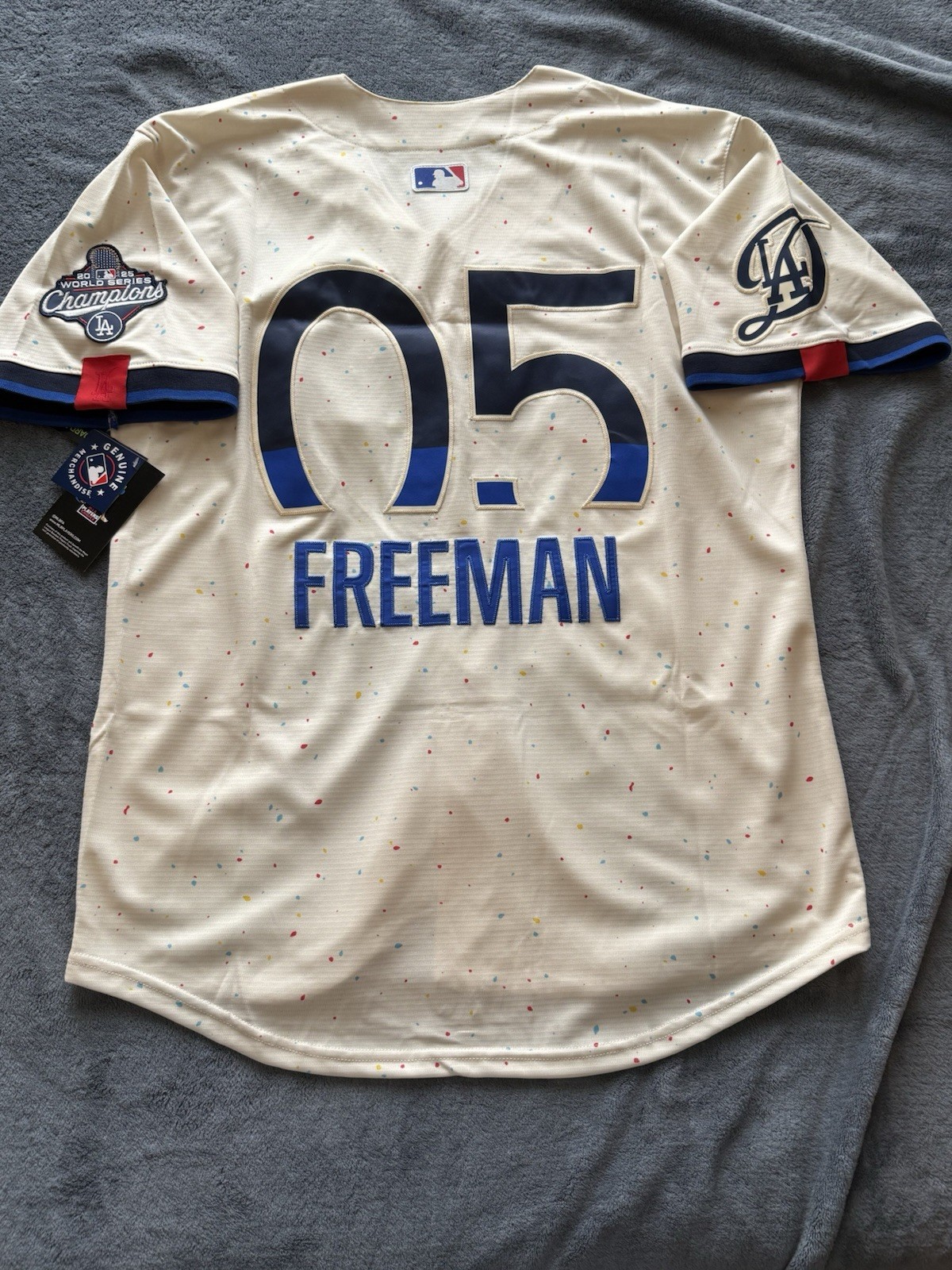 NEW Freddie Freeman Dodgers 2025 World Series Jersey! SHIPS SAME DAY!