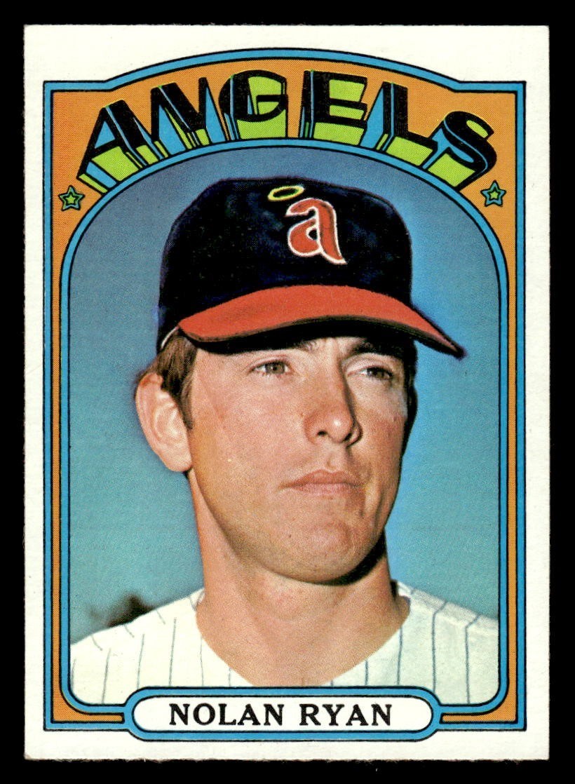 1972 Topps Baseball #595 Nolan Ryan EX/MT – NM *e1