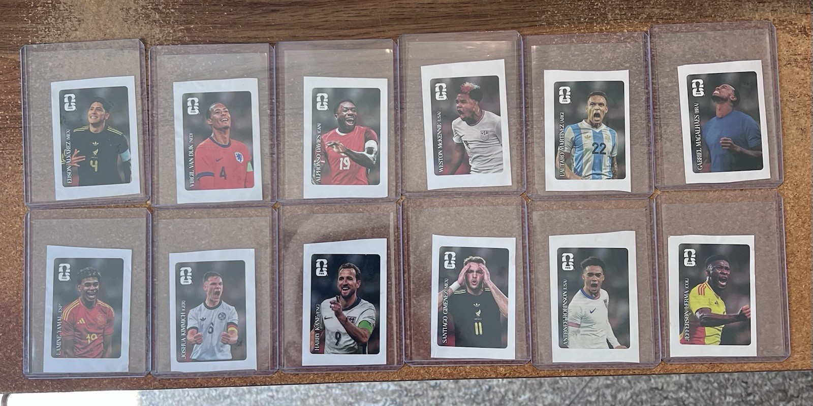 2026 Panini Coca-Cola FIFA Soccer Stickers Complete Set Of 12 Stickers CC1-CC12