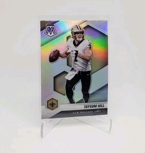 TAYSOM HILL 2021 Panini Mosaic Silver Holo Prizm #142 NEW ORLEANS