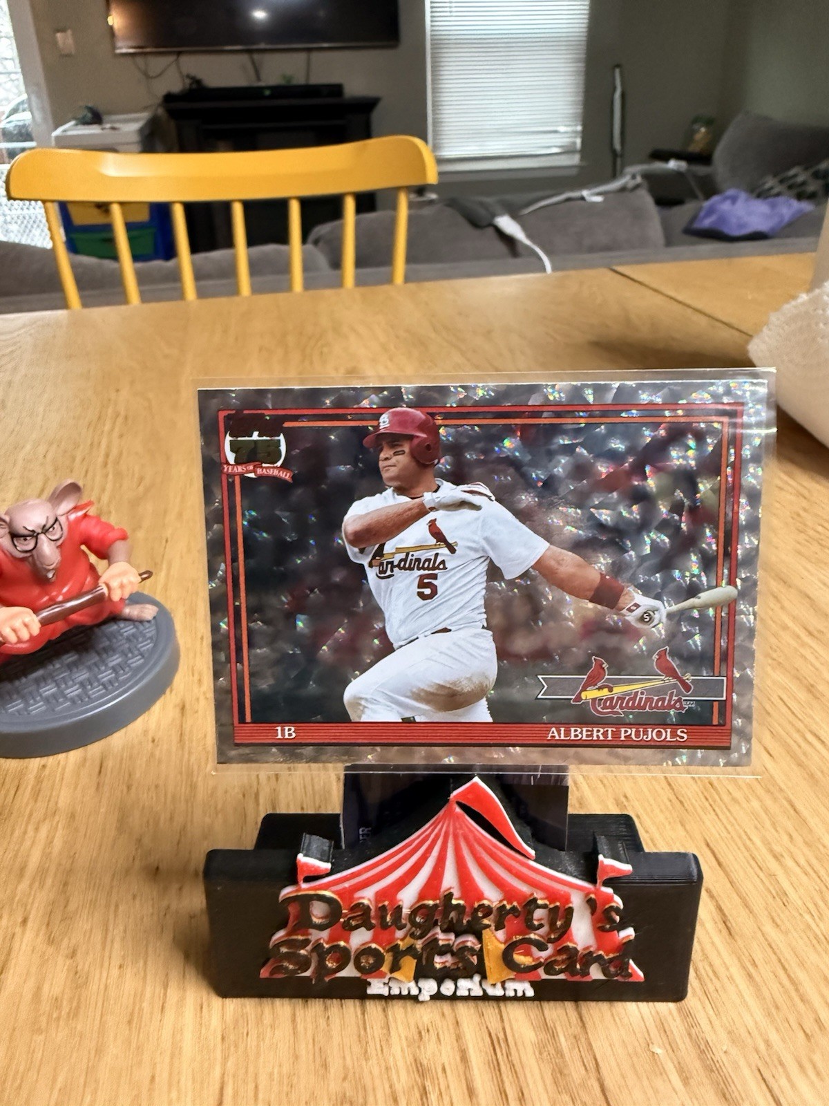 2026 Topps 1991 Throwback Silver Crackle T91-43 Albert Pujols St Louis Cardinals
