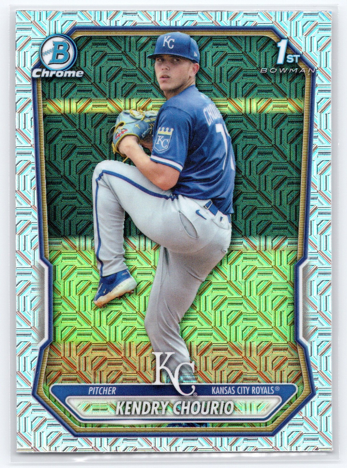 2026 Bowman #BCP-7 Kendry Chourio Chrome Prospects Mojo Refractor Royals