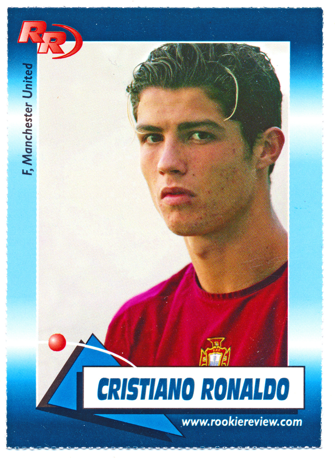 CRISTIANO RONALDO 2004 Rookie Card Insert ROOKIE REVIEW * RARE PORTUGAL 1st RC